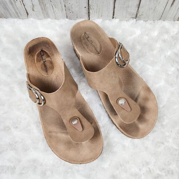 CL by Laundry Tan Wedge Sandals Size 11 - Picture 9 of 9